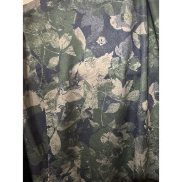 Rhone Golf Sport Jungle Green Floral Camo Mens Large Golf Polo Active Outdoor - Picture 4 of 8